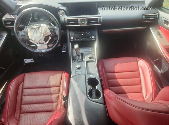 JTHBA1D22J5074546 2018 LEXUS IS Black წინა პანელის ხედი