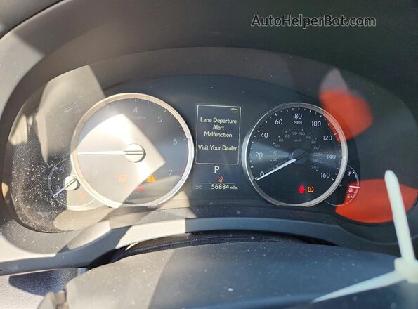 JTHBA1D22K5092966 2019 LEXUS IS Black ხელსაწყოთა პანელის ხედი