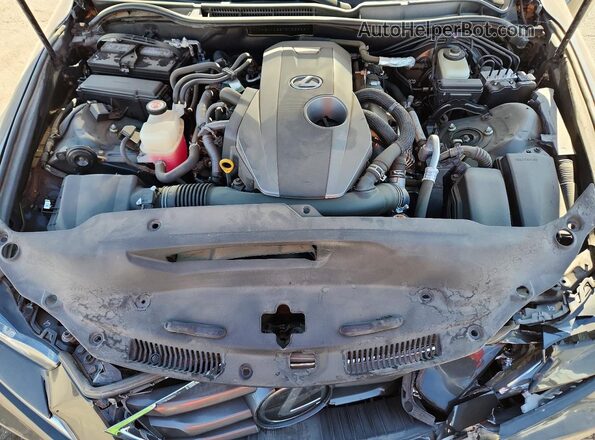 JTHBA1D22K5092966 2019 LEXUS IS Black უკანა სალონის ხედი