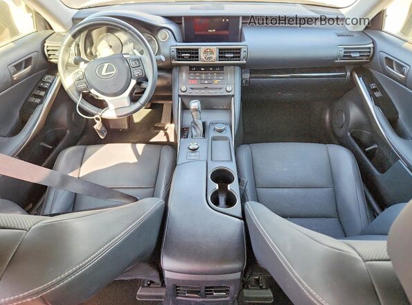 JTHBA1D22K5092966 2019 LEXUS IS Black წინა პანელის ხედი
