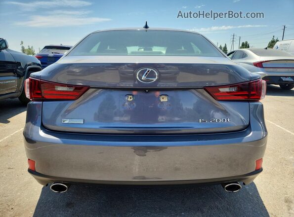 JTHBA1D23G5003431 2016 LEXUS IS Silver Vista trasera