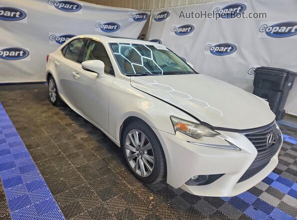 JTHBA1D23G5013103 2016 LEXUS IS White Przód prawy