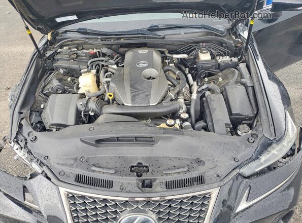 JTHBA1D23J5083854 2018 LEXUS IS Black უკანა სალონის ხედი