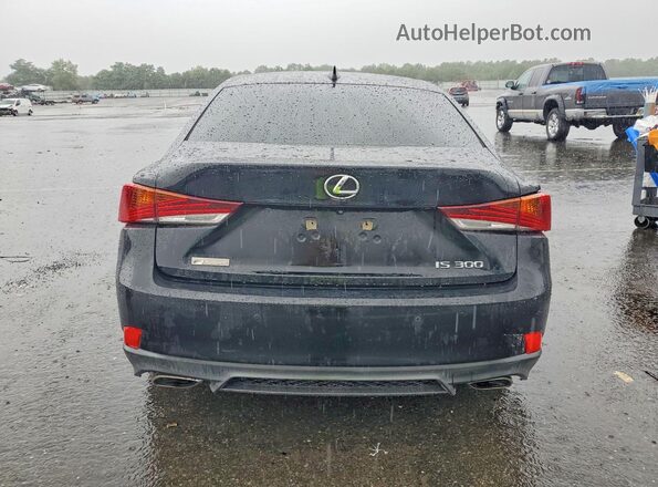 JTHBA1D23J5083854 2018 LEXUS IS Black უკანა ხედი