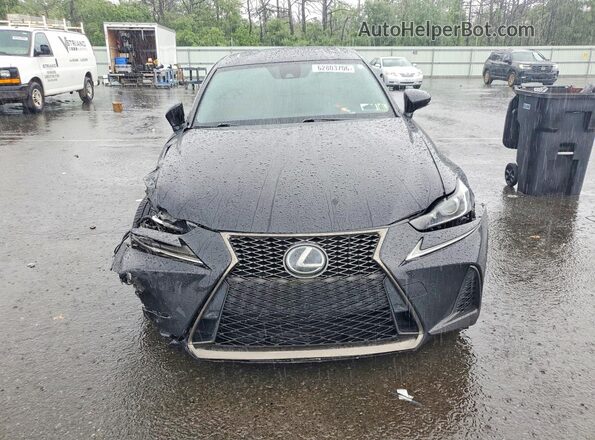 JTHBA1D23J5083854 2018 LEXUS IS Black წინა ხედი