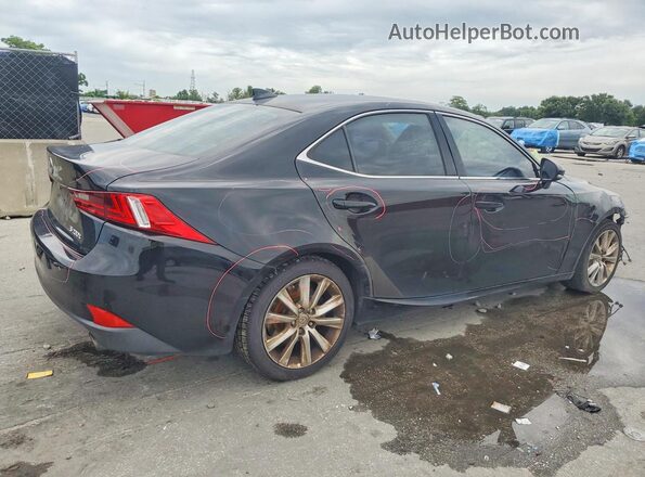 JTHBA1D24G5018455 2016 LEXUS IS Black Задня права чверть