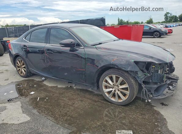JTHBA1D24G5018455 2016 LEXUS IS Black Передня права чверть