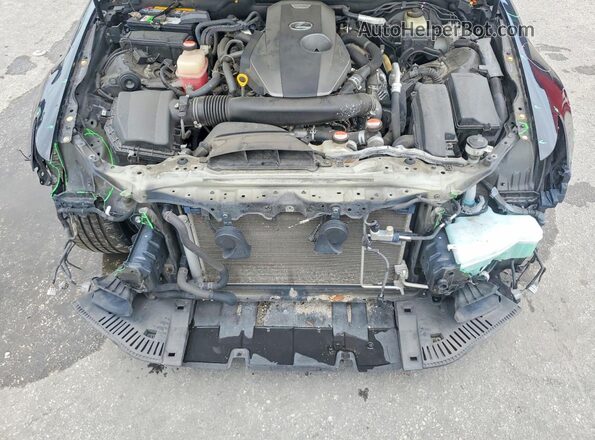 JTHBA1D24G5018455 2016 LEXUS IS Black Вид задньої частини салону