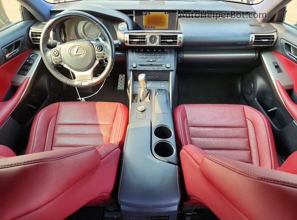 JTHBA1D24G5030069 2016 LEXUS IS Черный Вид панели приборов