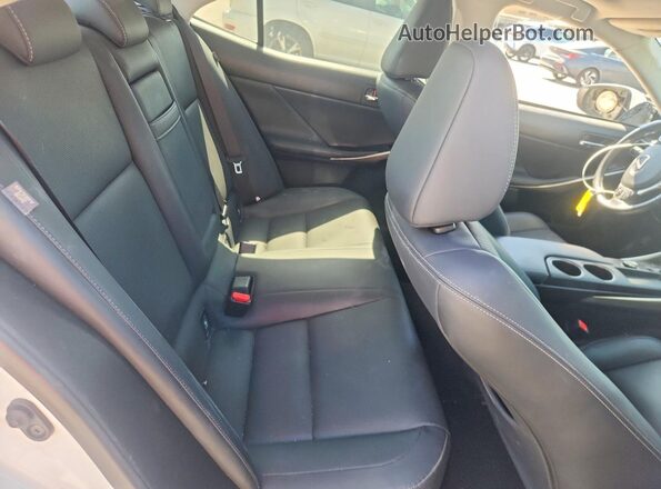 JTHBA1D24G5034669 2016 LEXUS IS White Вид задніх сидінь