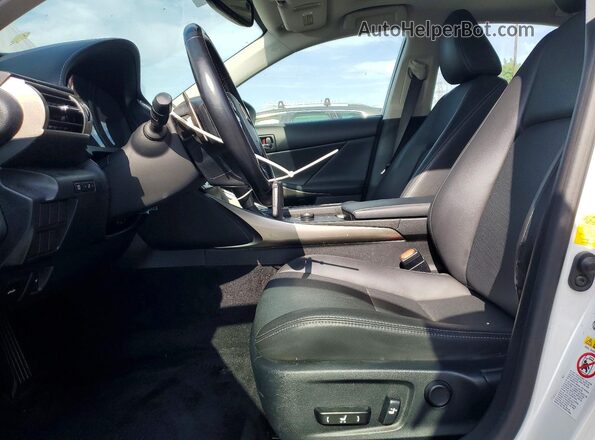 JTHBA1D24G5037622 2016 LEXUS IS White წინა სალონის ხედი