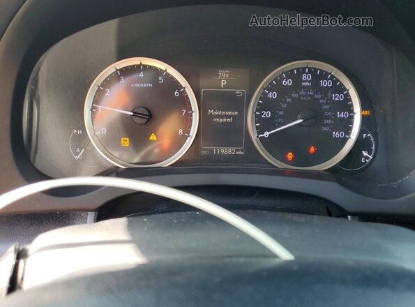 JTHBA1D24G5037622 2016 LEXUS IS White ხელსაწყოთა პანელის ხედი