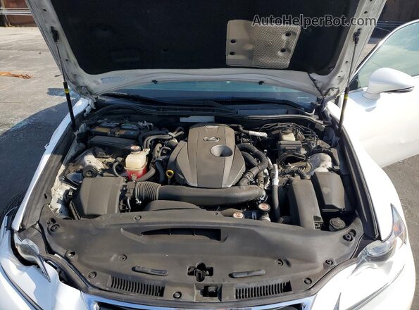 JTHBA1D24G5037622 2016 LEXUS IS White უკანა სალონის ხედი