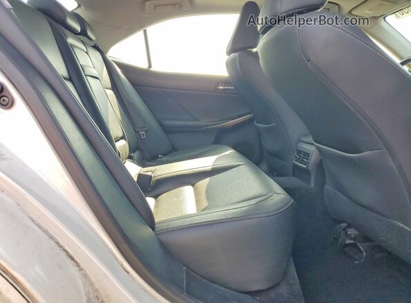 JTHBA1D24G5037622 2016 LEXUS IS White უკანა სავარძლების ხედი