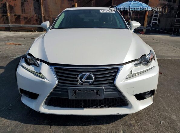 JTHBA1D24G5037622 2016 LEXUS IS White წინა ხედი