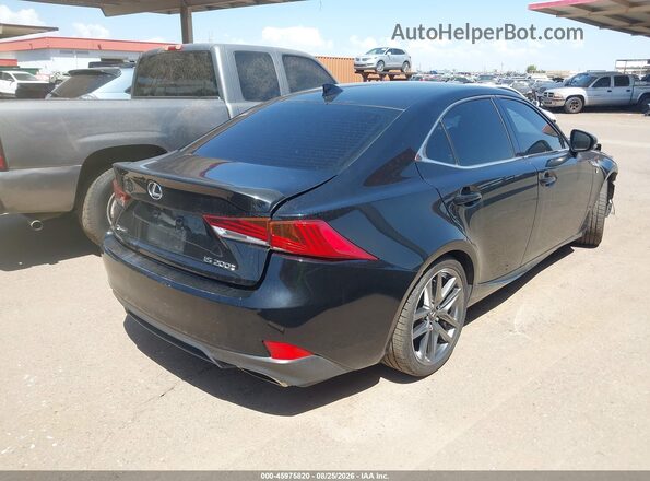 JTHBA1D24H5039470 2017 LEXUS IS 200T Черный Задняя правая четверть