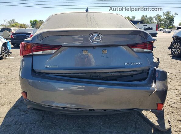JTHBA1D24H5047200 2017 LEXUS IS Gray Vista trasera