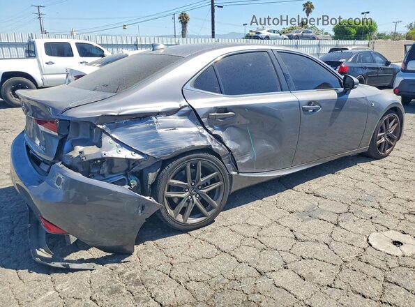 JTHBA1D24H5047200 2017 LEXUS IS Gray Trasero derecho