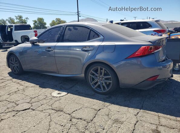 JTHBA1D24H5047200 2017 LEXUS IS Gray Trasero izquierdo