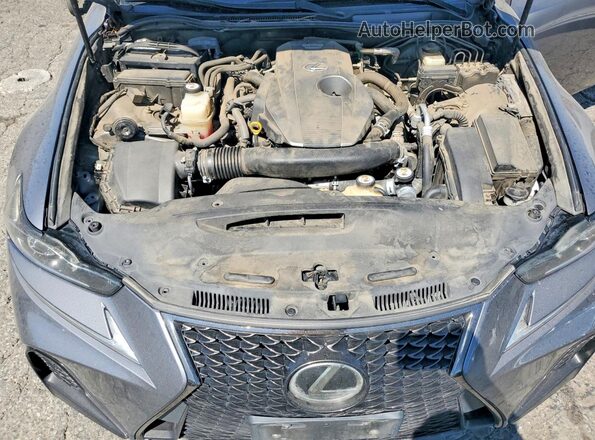 JTHBA1D24H5047200 2017 LEXUS IS Gray Vista interior trasera