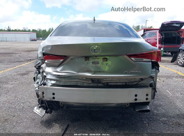 JTHBA1D24H5054101 2017 LEXUS IS 200T Silver 