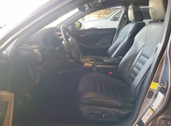 JTHBA1D24J5075584 2018 LEXUS IS Gray წინა სალონის ხედი