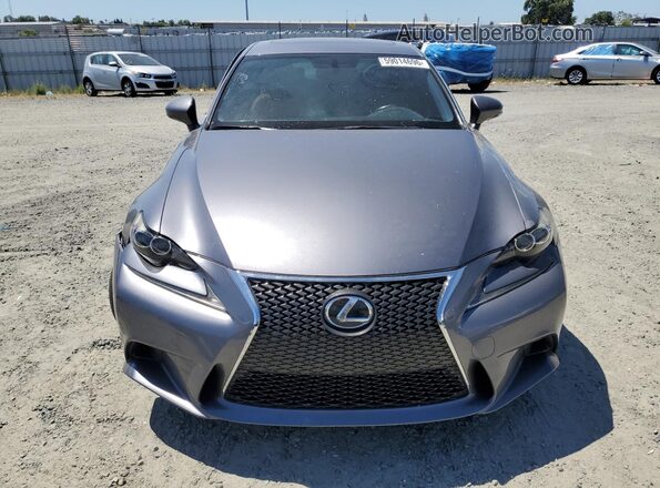 JTHBA1D25G5005472 2016 LEXUS IS Gray წინა ხედი