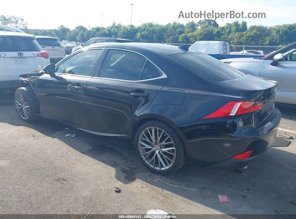 JTHBA1D25G5008596 2016 LEXUS IS 200T Black Tył lewy