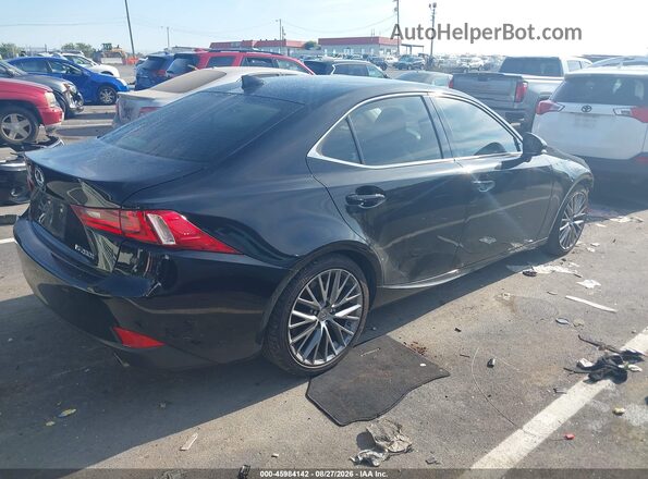 JTHBA1D25G5008596 2016 LEXUS IS 200T Black Tył prawy