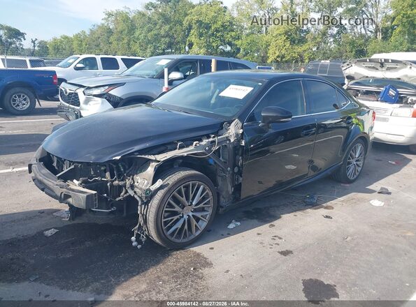 JTHBA1D25G5008596 2016 LEXUS IS 200T Black Przód lewy