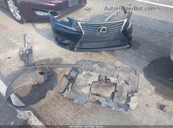 JTHBA1D25G5008596 2016 LEXUS IS 200T Black Widok zestawu wskaźników