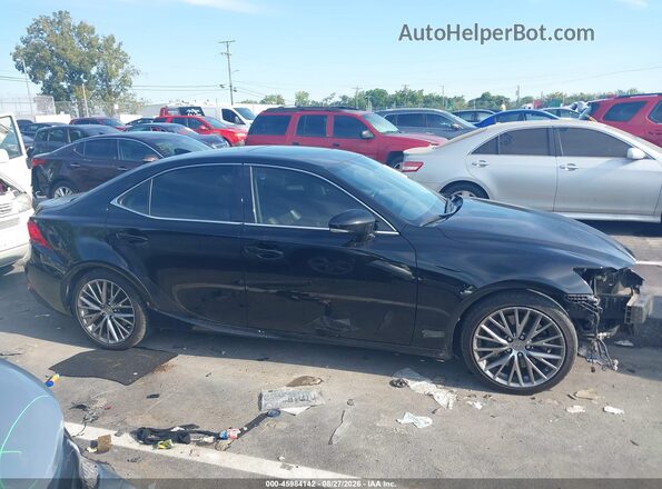 JTHBA1D25G5008596 2016 LEXUS IS 200T Black Widok wnętrza 360 stopni
