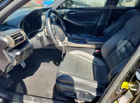 JTHBA1D25G5034504 2016 LEXUS IS Black Front interior view