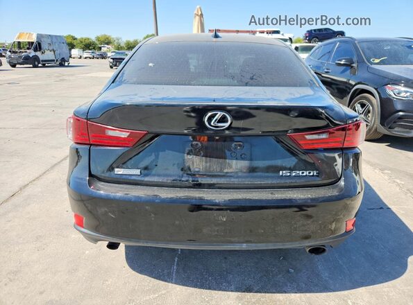 JTHBA1D25G5034504 2016 LEXUS IS Black Rear view
