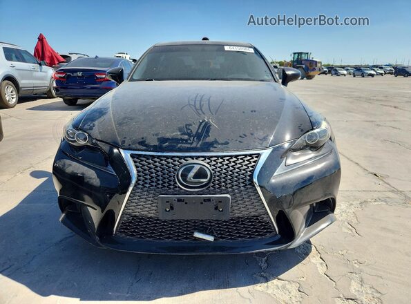 JTHBA1D25G5034504 2016 LEXUS IS Black Front view