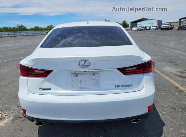 JTHBA1D25G5037001 2016 LEXUS IS White Rear view