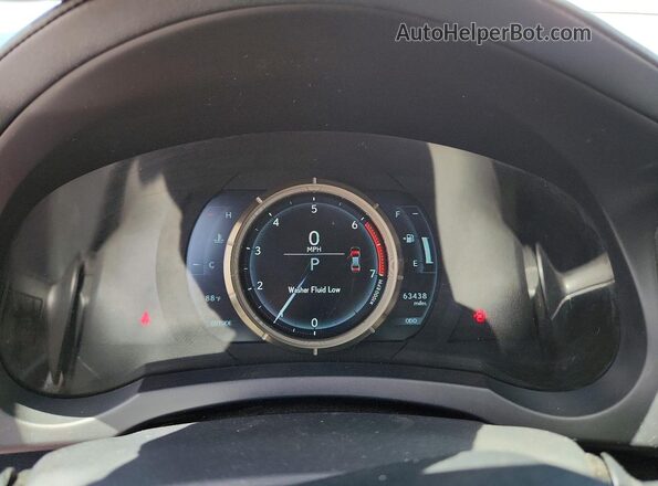 JTHBA1D25G5037001 2016 LEXUS IS White Instrument cluster view