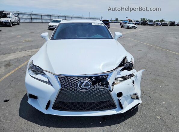 JTHBA1D25G5037001 2016 LEXUS IS White Front view