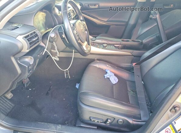 JTHBA1D25H5039235 2017 LEXUS IS Серый Вид салона спереди