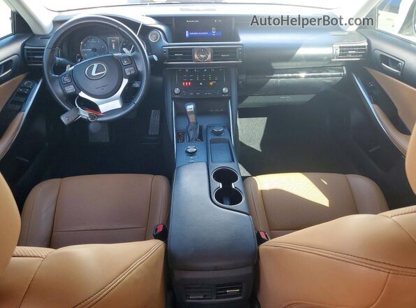 JTHBA1D25H5055385 2017 LEXUS IS White Вид панелі приладів