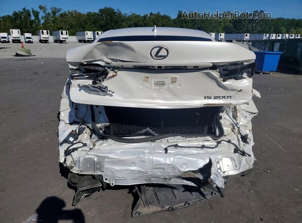 JTHBA1D25H5055385 2017 LEXUS IS White Вид ззаду