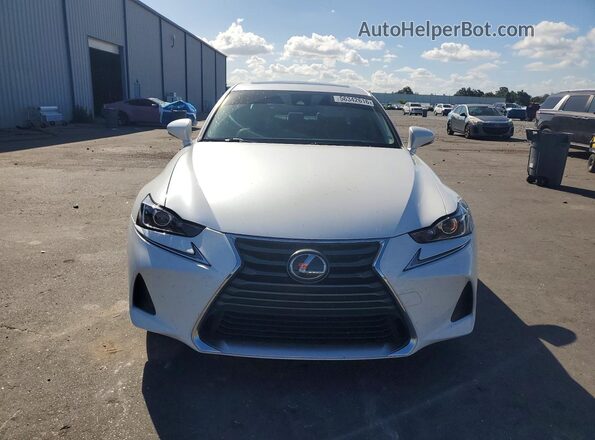 JTHBA1D25H5055385 2017 LEXUS IS White Вид спереду