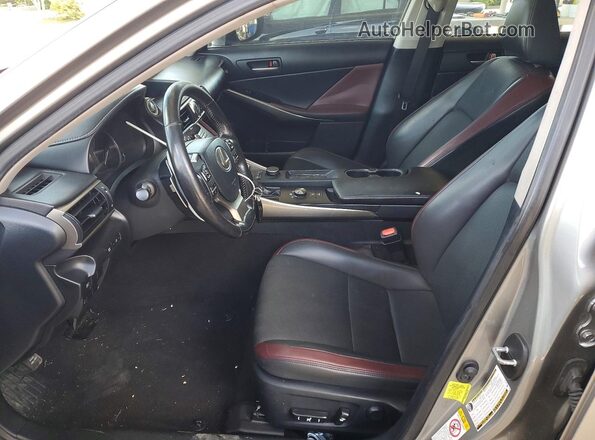 JTHBA1D25J5078512 2018 LEXUS IS Silver წინა სალონის ხედი