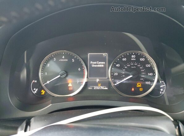 JTHBA1D25J5078512 2018 LEXUS IS Silver ხელსაწყოთა პანელის ხედი