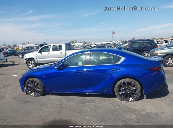 JTHBA1D25S5135731 2025 LEXUS IS 300 Blue Սալոնի 360 աստիճան տեսք