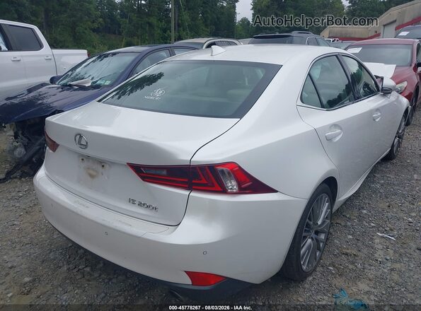 JTHBA1D26G5013130 2016 LEXUS IS 200T White Rear right