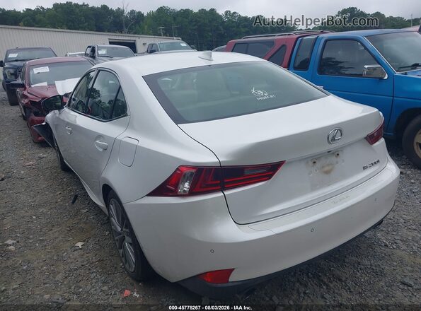 JTHBA1D26G5013130 2016 LEXUS IS 200T White Rear left