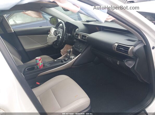JTHBA1D26G5013130 2016 LEXUS IS 200T White Front interior view