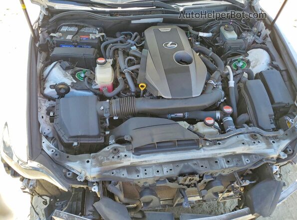 JTHBA1D26G5024788 2016 LEXUS IS White Widok wnętrza z tyłu