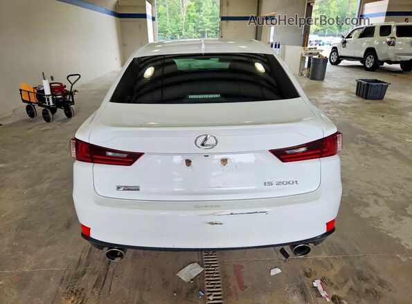 JTHBA1D26G5028162 2016 LEXUS IS White Հետևի տեսք